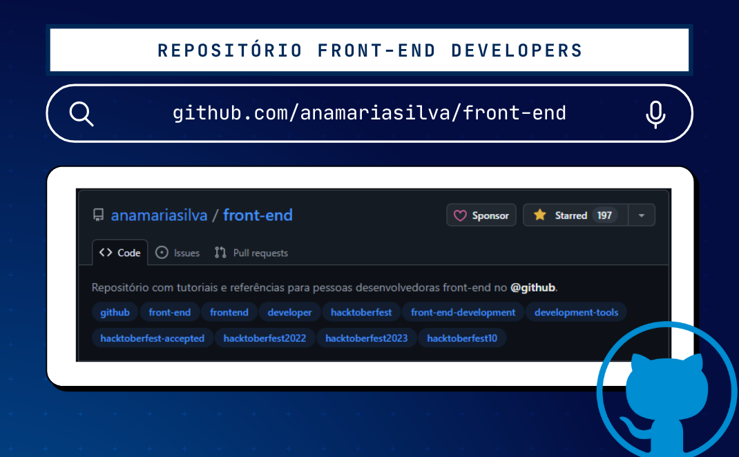Repositório Front-end Developers no GitHub