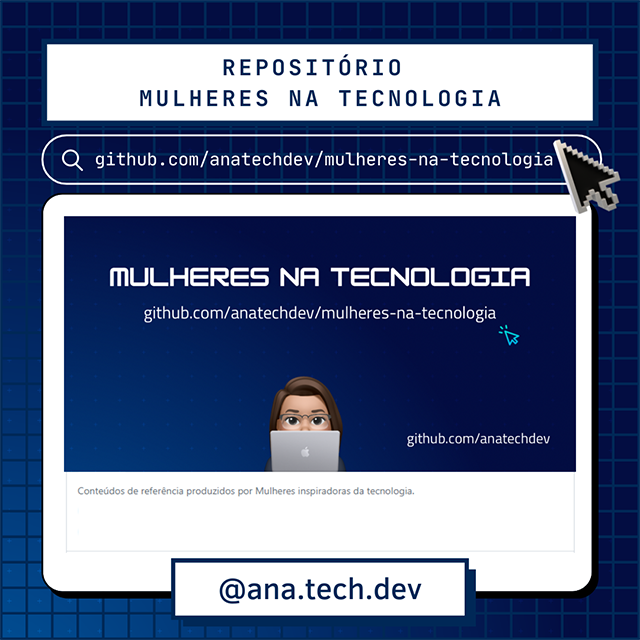 Repositório Mulheres na Tecnologia no GitHub